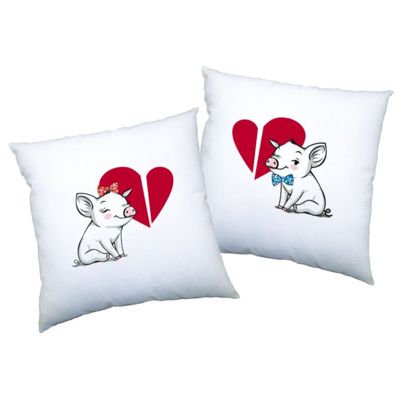 Párové polštářky - Prasátka Párové polštářky - Prasátka