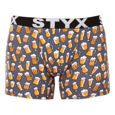 Pánské boxerky Styx long art sportovní guma pivo (U1357)