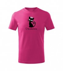 Svadobné detské tričko - Mačka - Družička