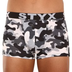 Pánské boxerky Styx art sportovní guma nadrozměr maskáč (R1457)