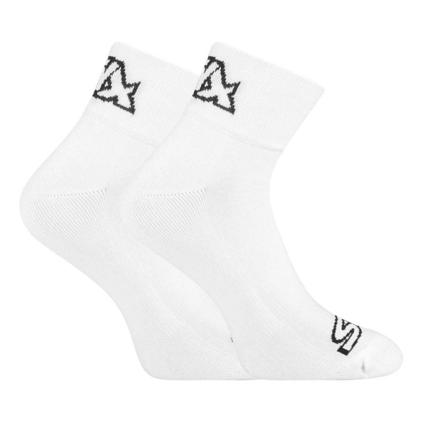 10PACK ponožky Styx kotníkové bílé (10HK1061)