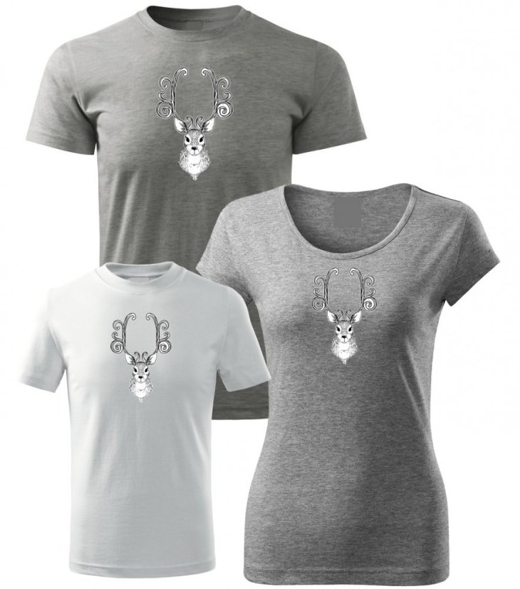 Vánoční rodinný set - Dětské tričko - Jeleni