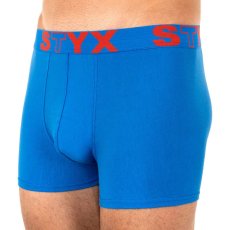Pánské boxerky Styx sportovní guma nadrozměr modré (R967)