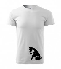 Pánské tričko - Kočka a pes